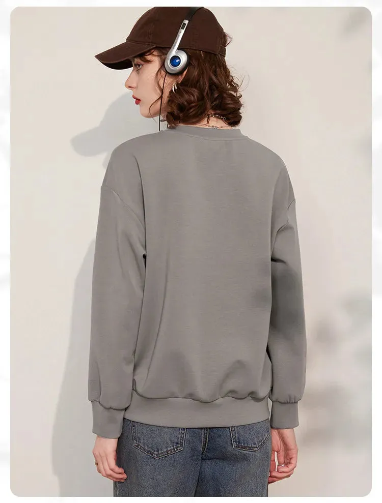 3D Dragonfly Decoration Casual Pullover Tops
