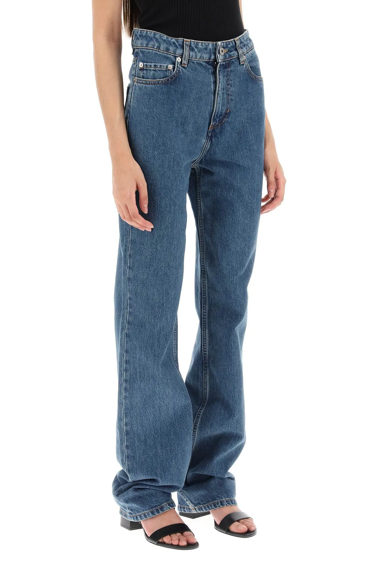 bergen' loose jeans with straight cut