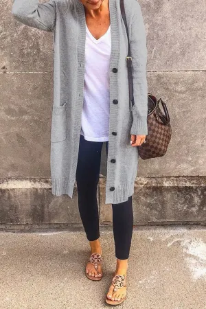 Casual Solid Split Joint Buckle Tops