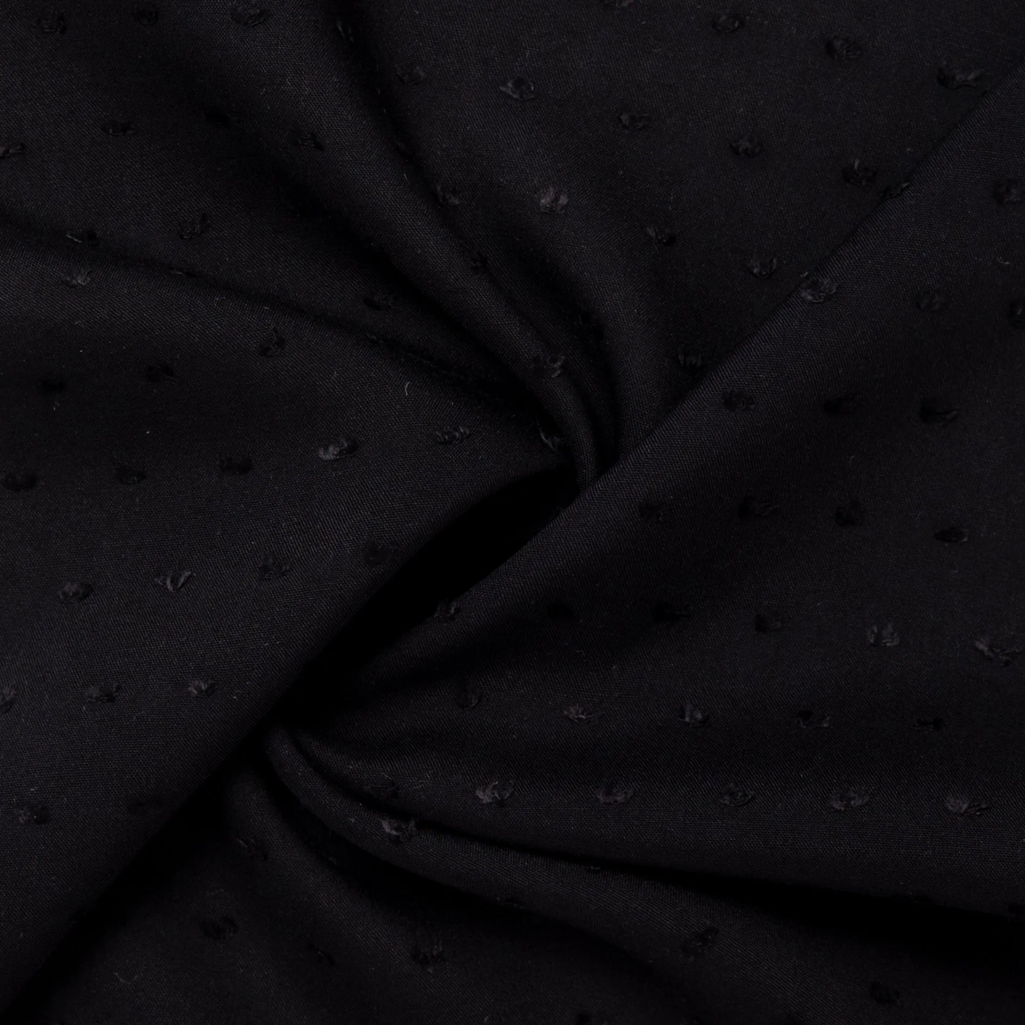 Clipped Rayon - BELLA - Black