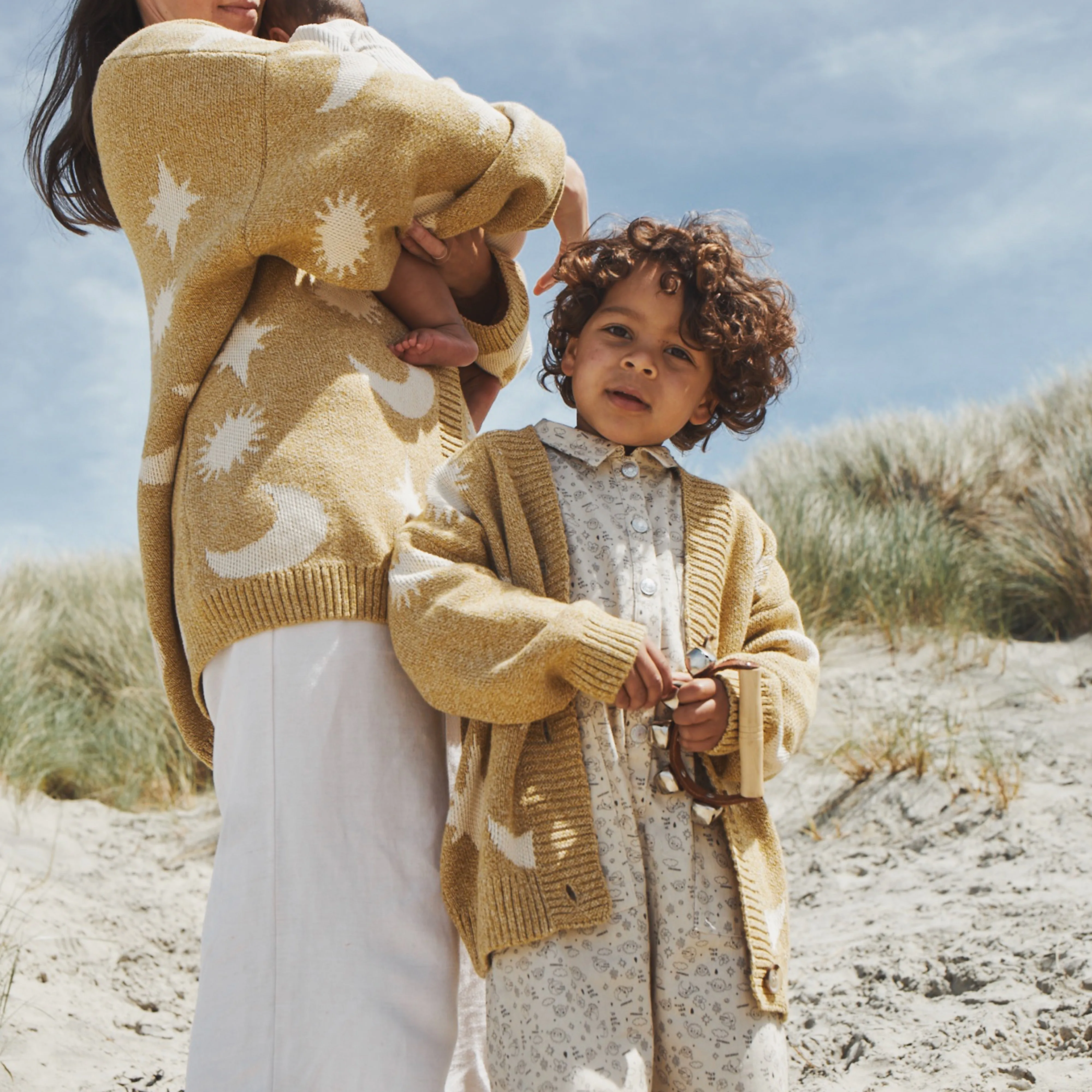 Cozmo Golden Moon Star Cardigan