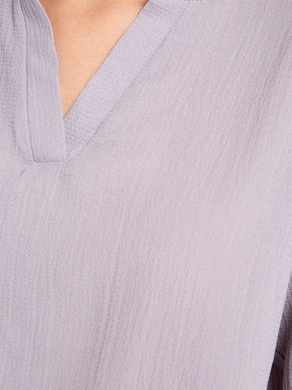 Custom Basic V-Neck Long Sleeves Blouses