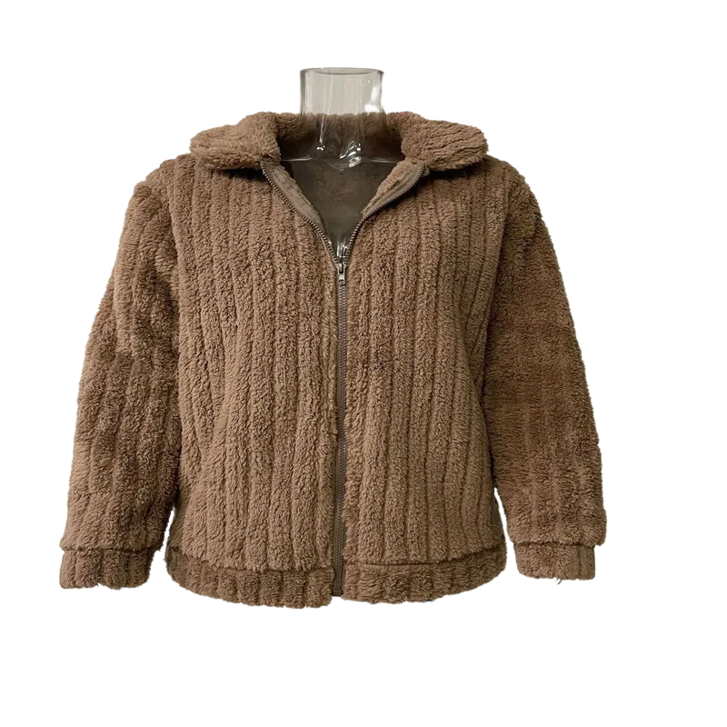 Fleece Sherpa Jacket by Catherine