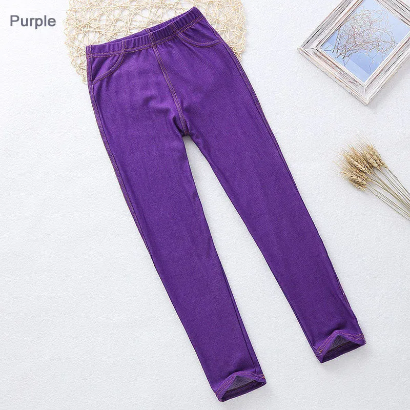 Girl's Elastic Skinny Jeans