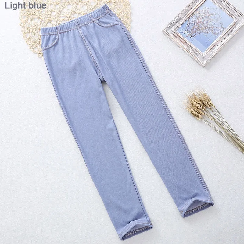 Girl's Elastic Skinny Jeans