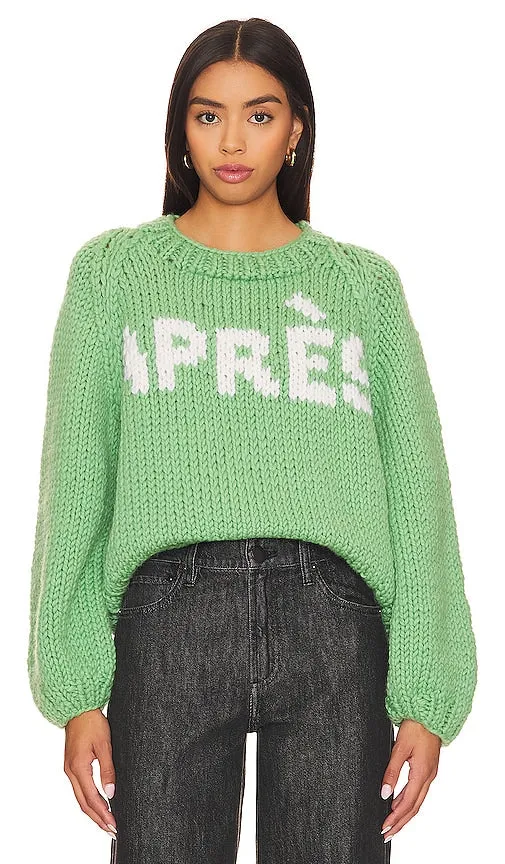 GOGO Sweaters Apres Pullover in Green