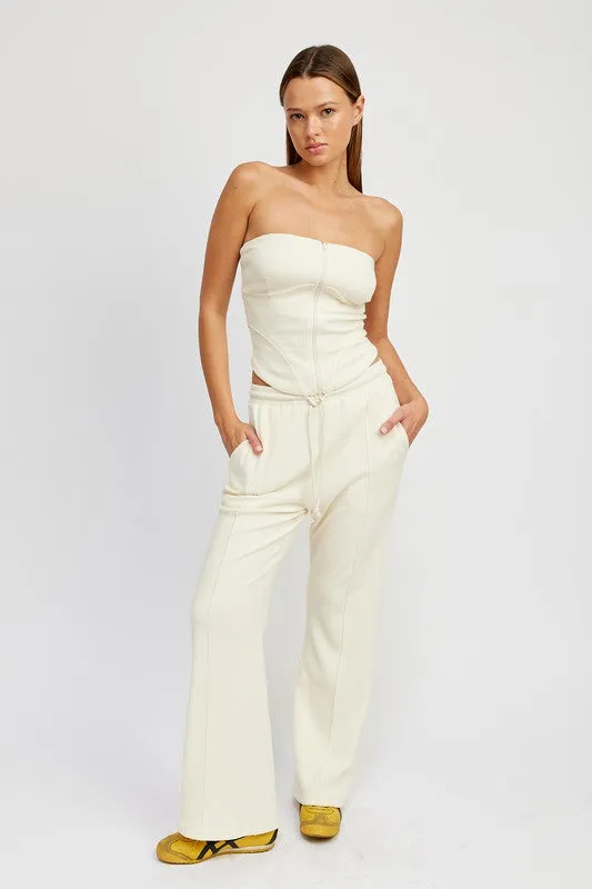 Ivory High Waist Pants