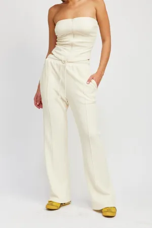 Ivory High Waist Pants