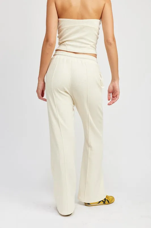 Ivory High Waist Pants