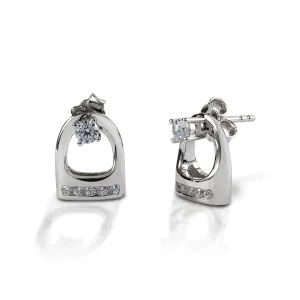 Kelly Herd English Stirrup Jackets Small Stud Earrings