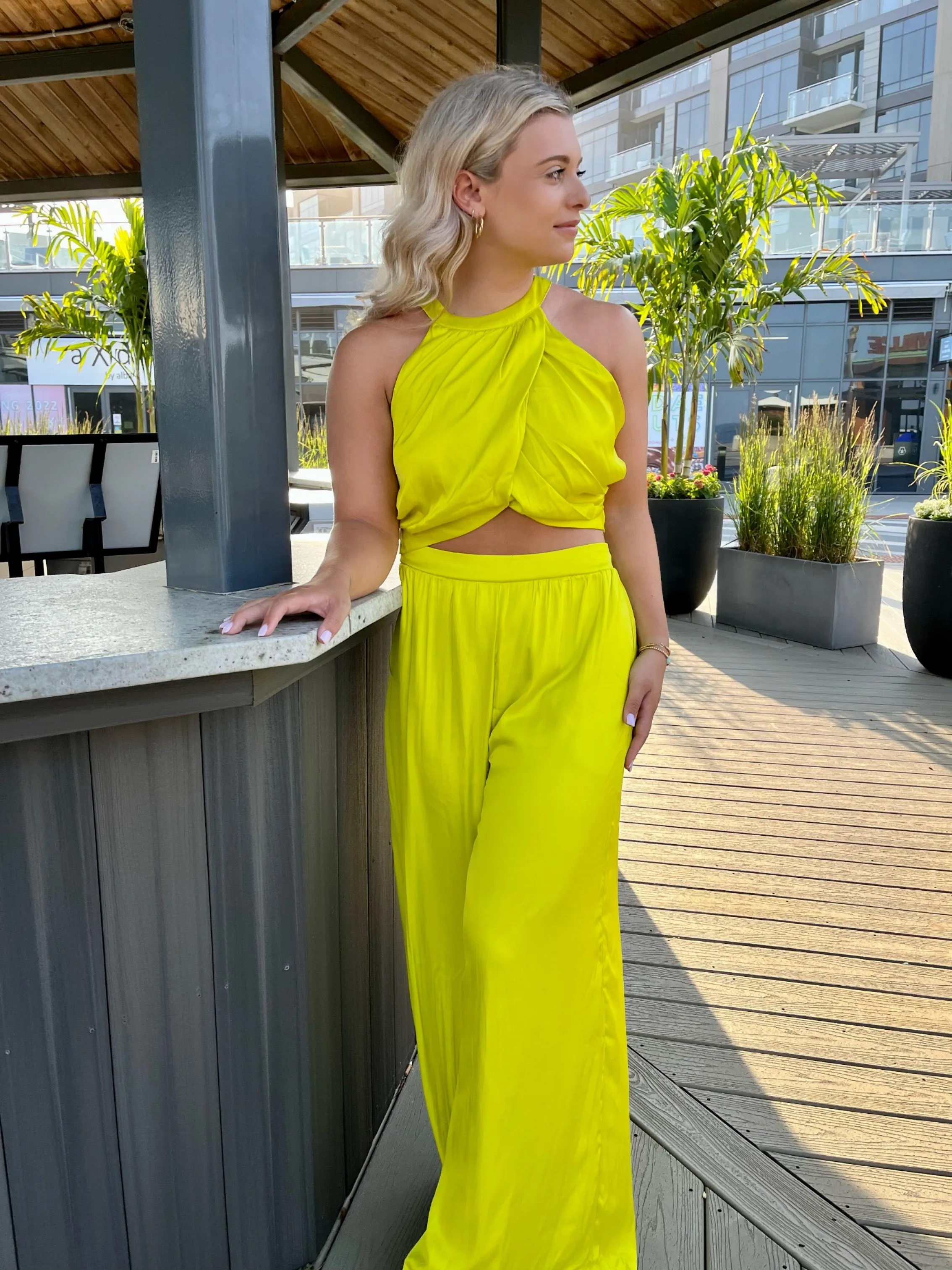 Lime Drop Pants