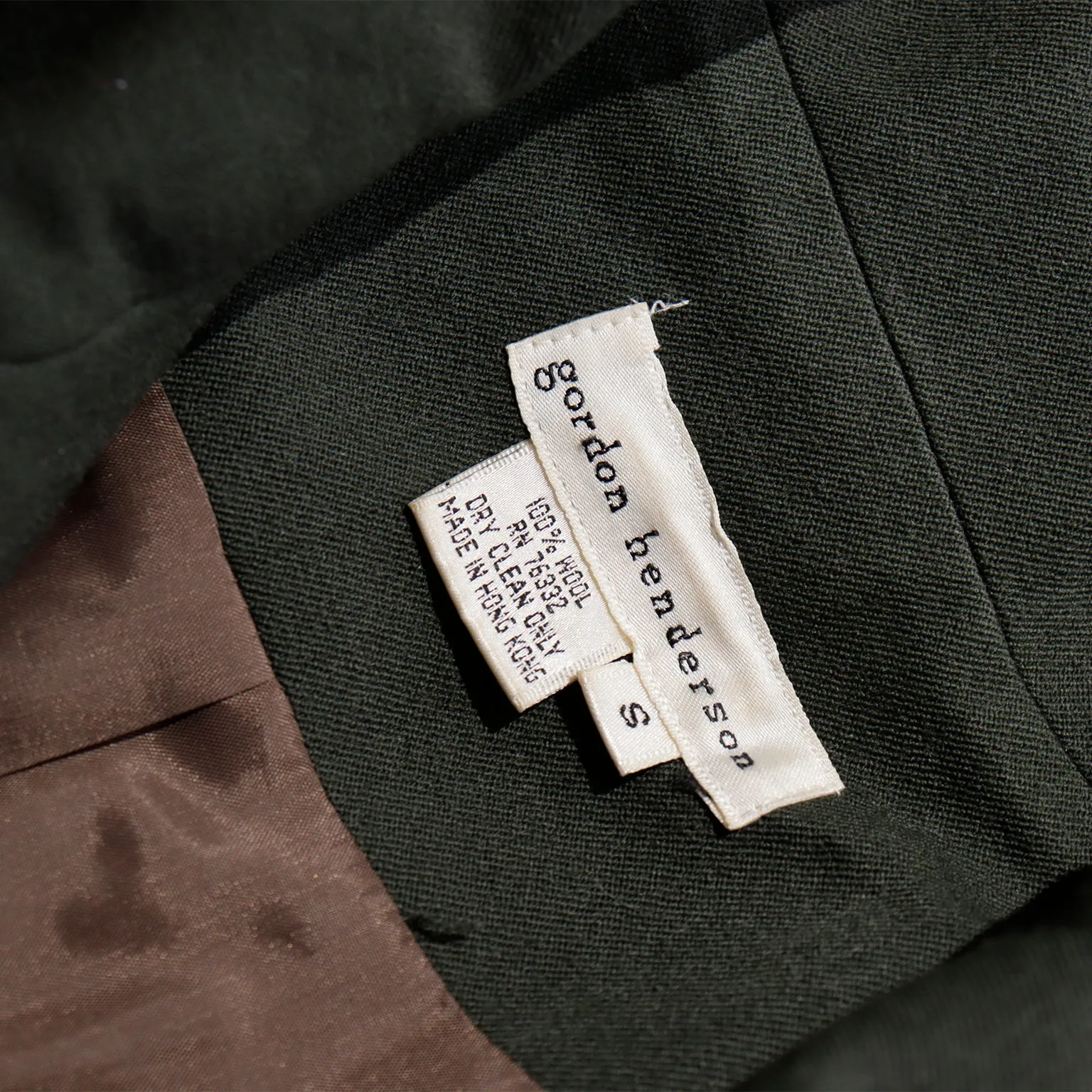 Rare Vintage Gordon Henderson Zip Front Jacket