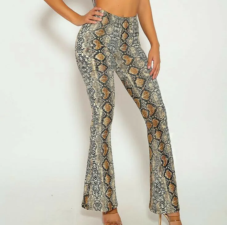Snake Bite Flare Pants