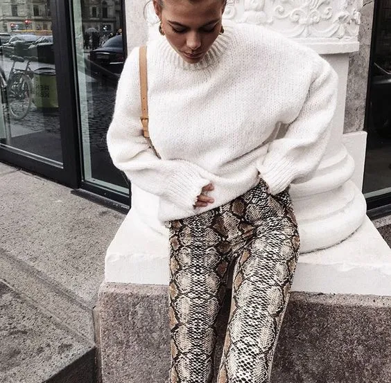 Snake Bite Flare Pants