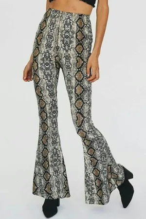 Snake Bite Flare Pants