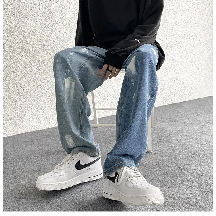 Spring And Autumn All-match Couples Falling Mopping Casual Pants