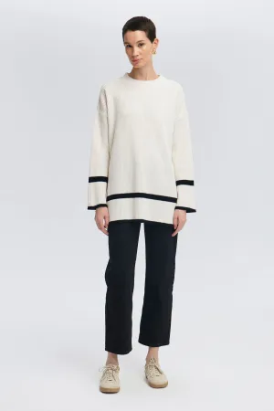 STRIPE DETAILED KNITWEAR TUNIC