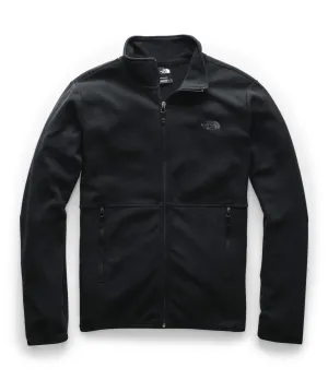 The North Face Men's TKA Glacier Full Zip Jacket, TNF Black/TNF Black, M